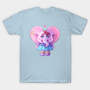 Lovely Elephant Fila T-Shirt